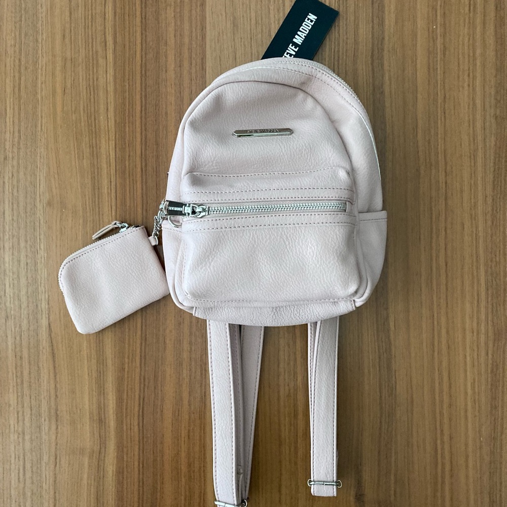 NWT- Steve Madden Blush Pink Backpack